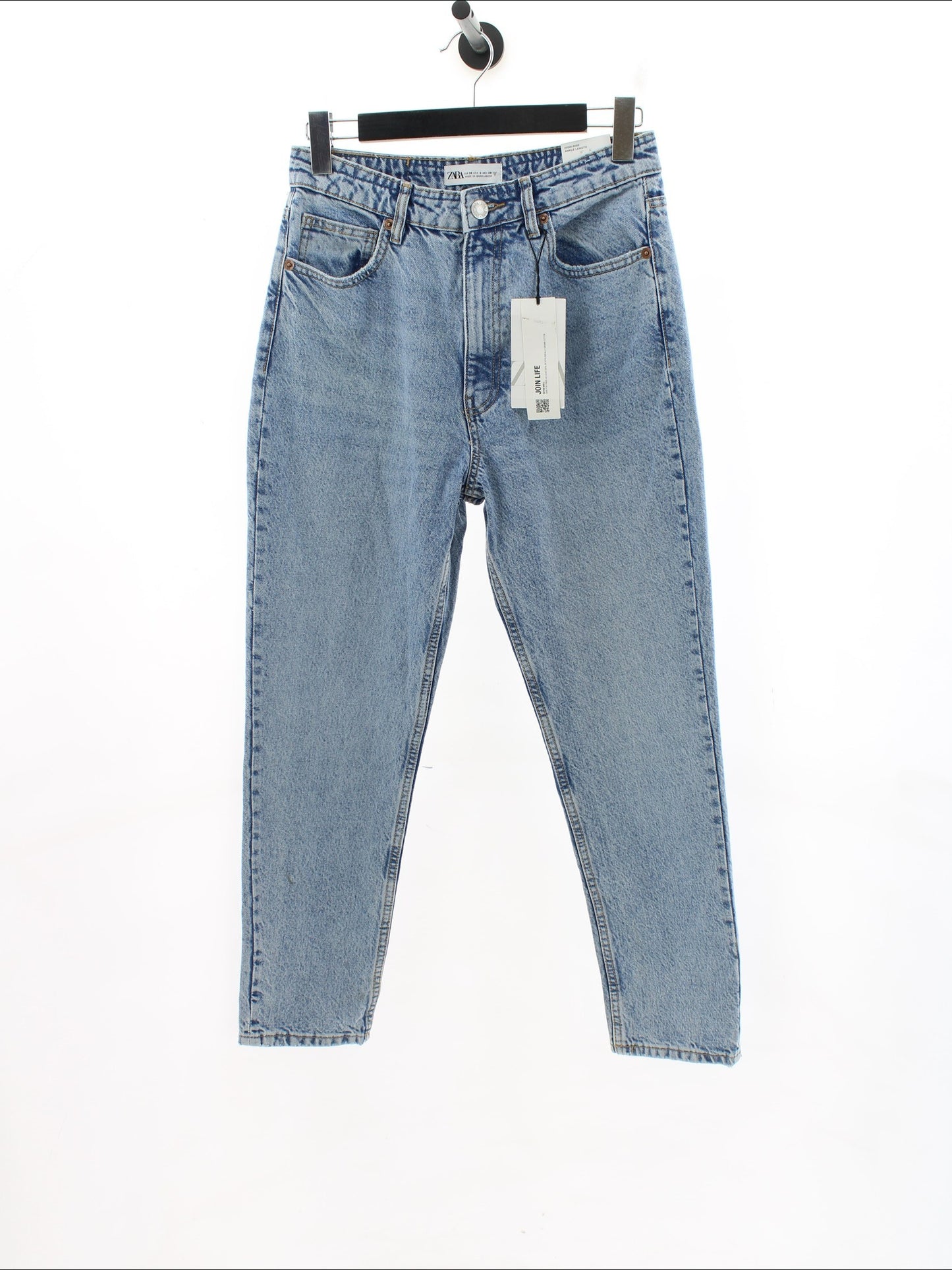 Spodnie jeans ogrodniczki Zara Rozmiar: 38