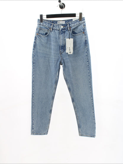 Spodnie jeans ogrodniczki Zara Rozmiar: 38