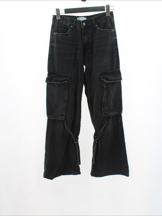 Spodnie jeans Zara Rozmiar: 34