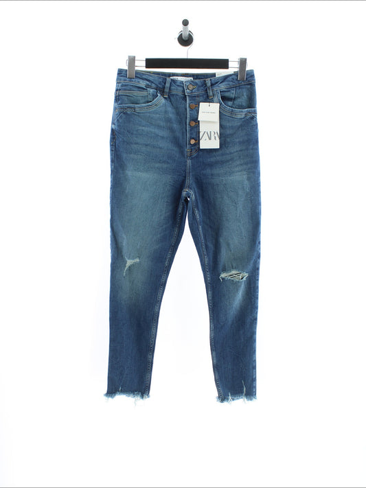 Spodnie jeans Zara Rozmiar: 42