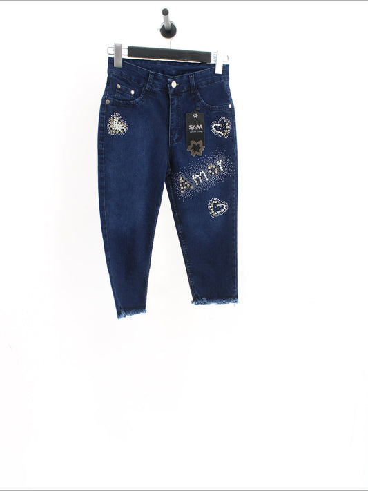 Spodnie jeans 3/4 Rozmiar: S