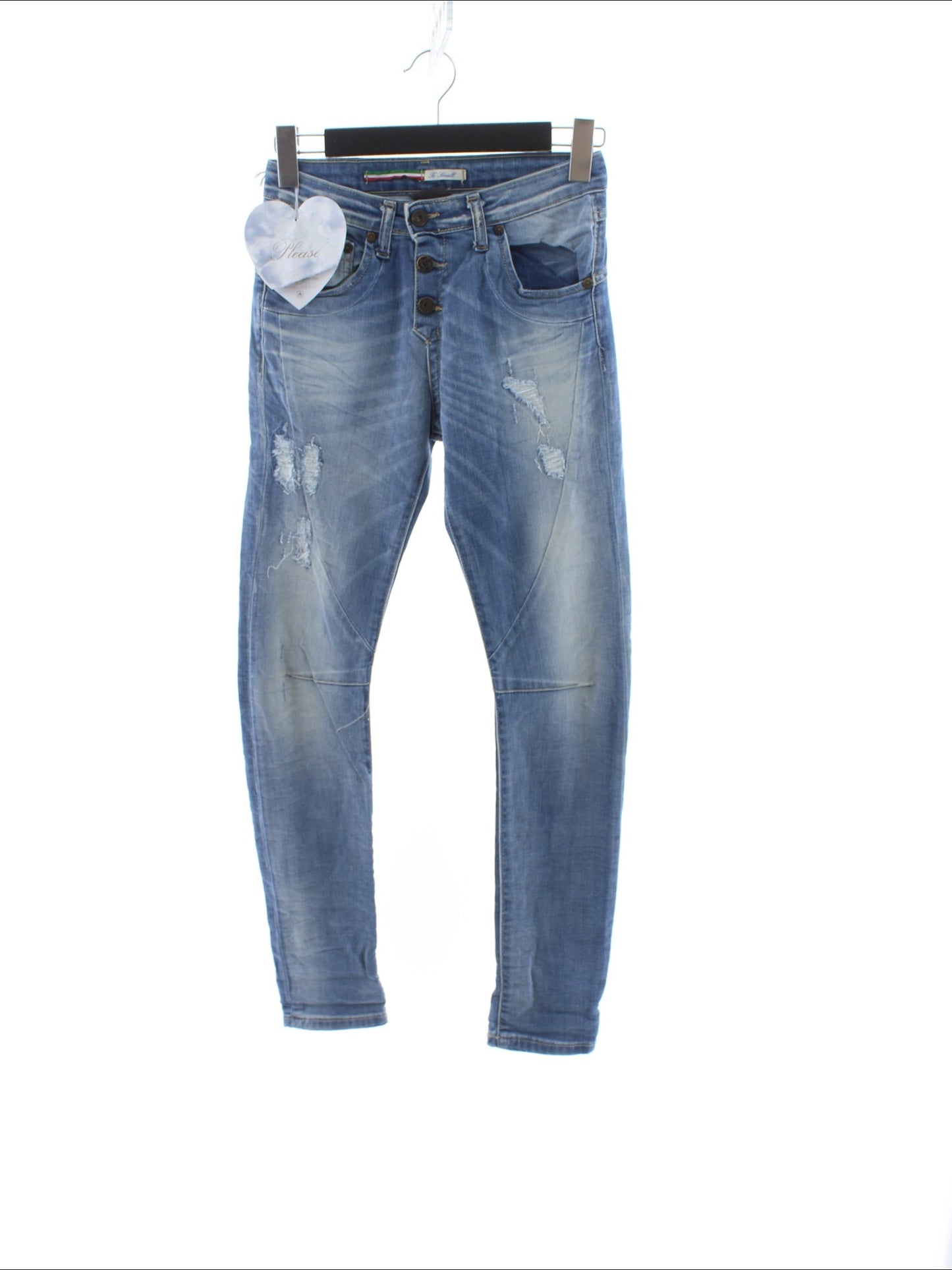 Spodnie jeans PLEASE Rozmiar: XS